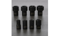 9 Pieces Nut Extractor Socket Kit Damaged Bolt and Nut Remover Set Stuck Bolt Extractor Set for Mechanics