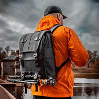 Photographer Backpack Removable Dividers Photography Backpack Breathable Back Panel for Travel, Outdoor