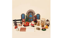 33 Pieces Miniature Scene Accessory Assortment Rustic Miniatures Small
