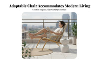 Weightless Recline Recliner Adjustable Backrest Lounge Chair Foldable Breathable Seat for Homeowners, Balcony, Backyard
