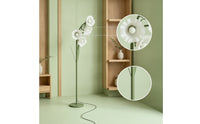 Floor Lamp with Petal Heads Corded Floor Lamp with Foot Switch Convenient for Readers, Bedroom
