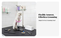Dog Grooming Simple to Use to Use Adjustable Grooming Stand Comfortable Dog Standing Aid for Professional Groomers