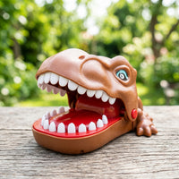 Interactive Finger Biting Game Compact Finger Biting Dinosaur Fun Dinosaur Dentist Game Portable for Children, Families, Toddlers, Party, Classroom, Travel