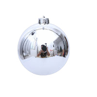 Mirrored Ornament Ball Reflective Christmas Baubles Festive for Holiday Display