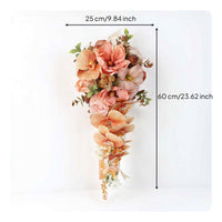 Artificial Wedding Bouquet Realistic Bouquet with Roses Floral for Brides