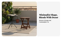 X-Shaped Frame Folding Stool Long-Lasting Household Furniture Built-in Handle