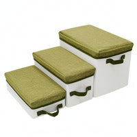 Dog Stairs with Storage Upholstered Furniture Non-Slip for Bedroom, Injured Pets