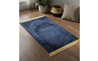Religious Prayer Mat Thickened Muslim Prayer Rug Ethnic Religious Item for Muslims, Home, Bedroom, Living Room