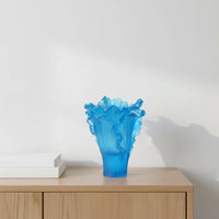 Art Glass Vase Translucent Home Decor Handmade