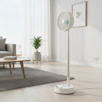 Telescoping Folding Standing Fan Portable Telescopic Fan Rechargeable USB-C for Students, Bedroom