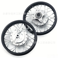 Two-Wheel Off-Road Motorcycle CRF50 Electric Wheel Hub Iron Ring 1.40x10 Inch Front and Rear Steel Rim