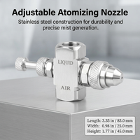 Install Fine Stainless Steel Spray Head, Adjustable Stainless Steel Misting Nozzle, Stainless Steel  - Image 8