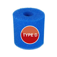 Reusable Pool Filter Cartridge Sponge Column for Intex Type I/II/A/B/S1/VI/H/D