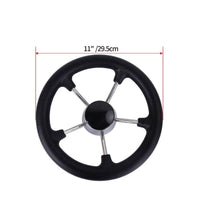 Stainless Steel Boat Steering Wheel Easy to Clean Watercraft Part Quick Install