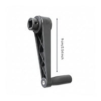 Nylon Crank Arm Foldable Machine Handle Revolving Crank Handle for Industrial Machinery, Workshop