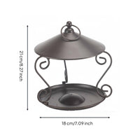Metal Bird Feeder Gnaw-resistantResistant Tray Bird Feeder Drainage Holes