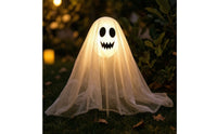 3 Pieces Illuminated Specter Stake Outdoor Specter Decoration with Ground Stake Spooky for Halloween, Lawn, Garden