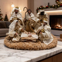 Resin Nativity Scene Christmas Ornament for Holiday Decor