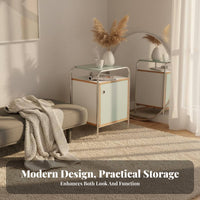 Cylindrical Frame Frame Cabinet Minimalist Design Nightstand Versatile