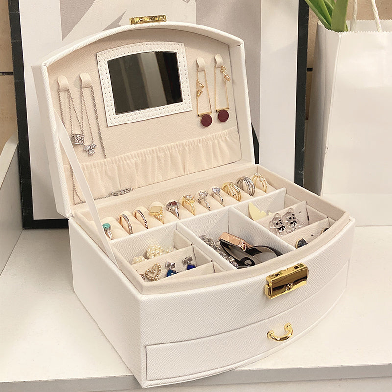 European Style 3-Layer PP Jewelry Box with Anti-Oxidation Function