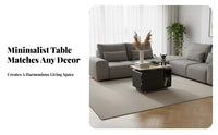 2 Pieces Minimalist design Height-Adjustable stackableing Tables Modern modern design Coffee Table Space-Saving Living Room Furniture adaptable Use for Apartment Dwellers, Interior Designers, Small areas, Lounge Area, Home Office, study corner
