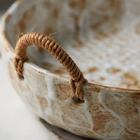 Wabi-Sabi Ceramic Ramen Noodle Soup Bowl