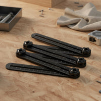 Adjustable Positioning Ruler Slotted Measuring Tool Printed Scale