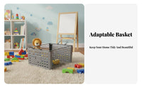 Stackable Wire Basket with Handles Stackable Metal Crate Good Air Circulation