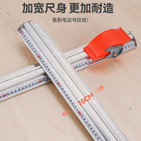 家用便携裁缝专用多功能裁剪尺  亚马逊加宽加厚铝合金滑动裁剪尺