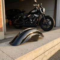 Lightweight Vintage Motorcycle Mudguard Exact Fit Motorcycle Rear Mudguard Resistant ABS Plastic Mudguard Long-Lasting for Custom Builders