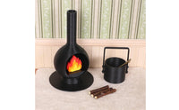 Dollhouse Chimney Fireplace DIY Assembly for Christmas Scene, Collectors