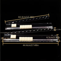 Acrylic Mahjong Tile Pusher with Shell Pattern (4-Piece Set)