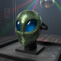 Alien Mask Sparkling Glittering Alien Headpiece Lightweight for Halloween