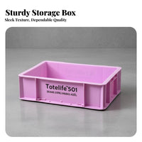 Wheeled container with Lid utilitarian industrial design Organization sturdyDuty for Basement