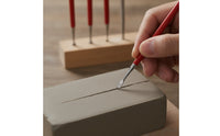 4 Pieces Stainless Steel Clay Sculpting Tool Cylindrical Clay Modeling Tool Easy to Clean Stylus Straight for Sculptors