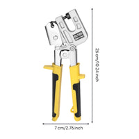 Punching Pliers with Metal Grippers Hard-Wearing Keel Fastener One-Handed Framing Member Fastener for Installers, Contractors