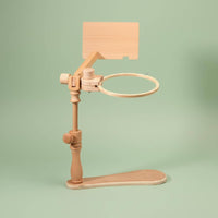 Adjustable Embroidery Hoop Stand Polished Surface for Desk, Beginners