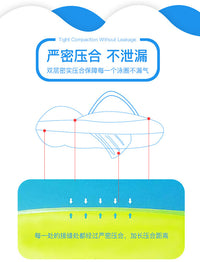 Inflatable Baby Swim Ring with Canopy and Anti-Slip Seat