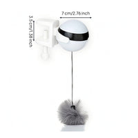 Hanging Automatic Cat Toy Rechargeable Interactive Cat Toy Quiet Long-Lasting for Cats