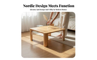 Foldable Coffee Table Portable Folding Leg Center Table Minimalist Aesthetic