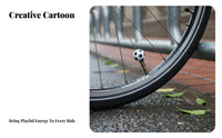 Cartoon Tire Valve Cap Waterproof Cartoon Valve Stem Cap Easy Installation for Cyclists, Gift Donors, Outdoor Biking, Motorcycles, Daily Driving
