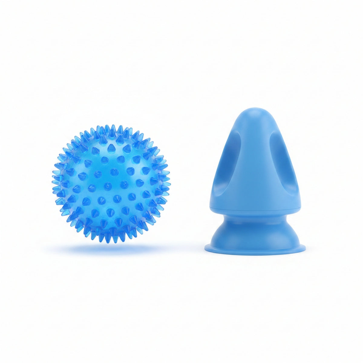 2 Pieces TPR Massage Ball Pair Soft Spiky Massage Ball