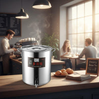 Stainless Steel Spigot Container Versatile Large Water Container with Tap Large Tap Drink Dispenser Easy to Clean for Chefs