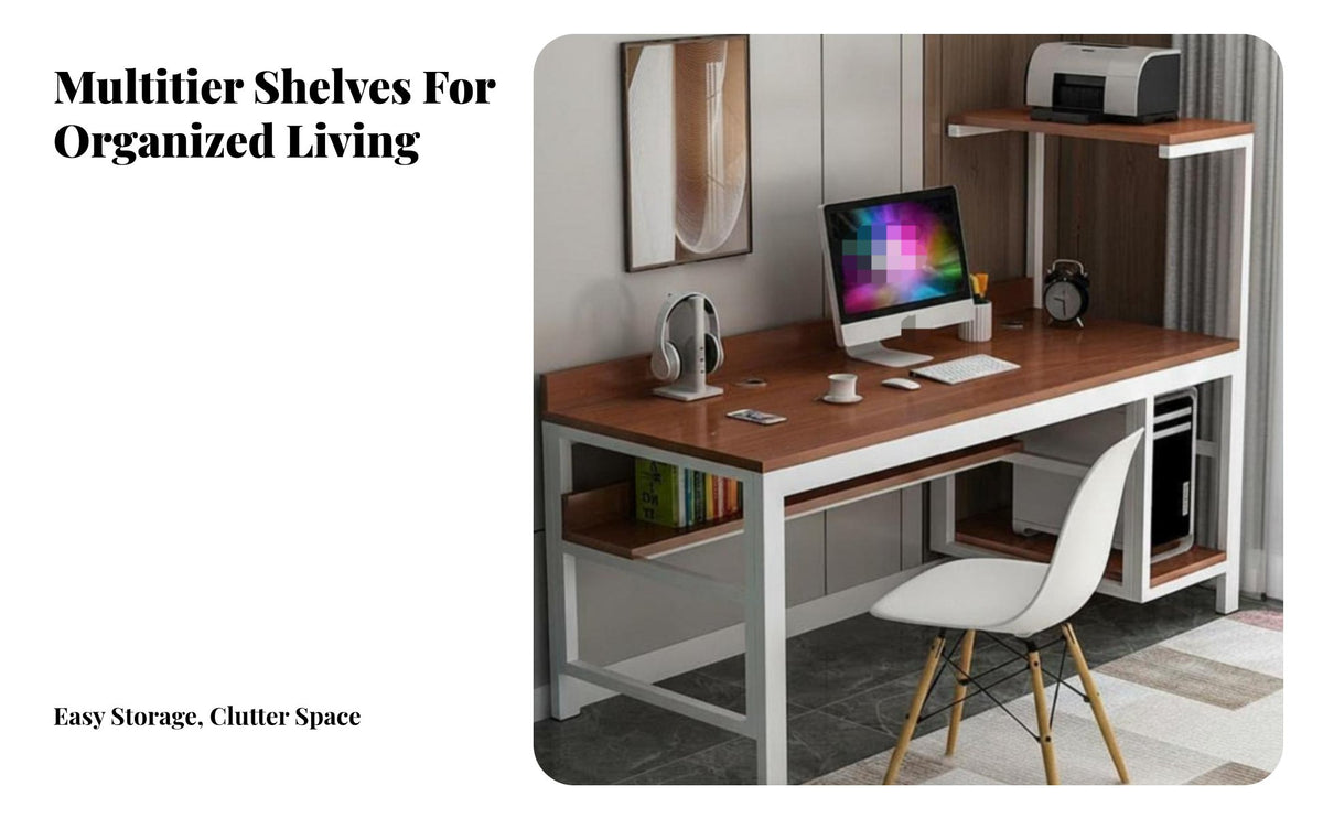 Minimalist Design Two-Person Computer Table Spacious surface 2-Person Desk Sturdy Construction Office Furniture Stable framework for Students, partners, Remote Workers, Study Room, Gaming Setup, Bedroom