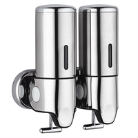 Stainless Steel Wall-Mounted Manual Soap Dispenser for Bathroom, Hotel, Shower Gel