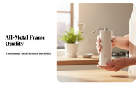 Hand Crank Coffee Grinder, Adjustable, Home, Desk