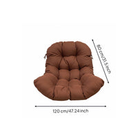 Hanging Egg-Shaped Chair Cushion Backrest Support Outdoor Furniture Soft