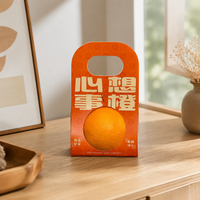 10 Small Brown Fruit Box Catering Boxes 350gsm Paperboard Fruit Packaging Box