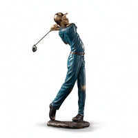 Golf Figurine Tabletop Golfer Statue Sculpted for Study, Golfers