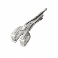 U Jaw Locking Pliers Carbon Steel Flat Jaw Locking Pliers Rust Resistant Hand Tool for Industrial